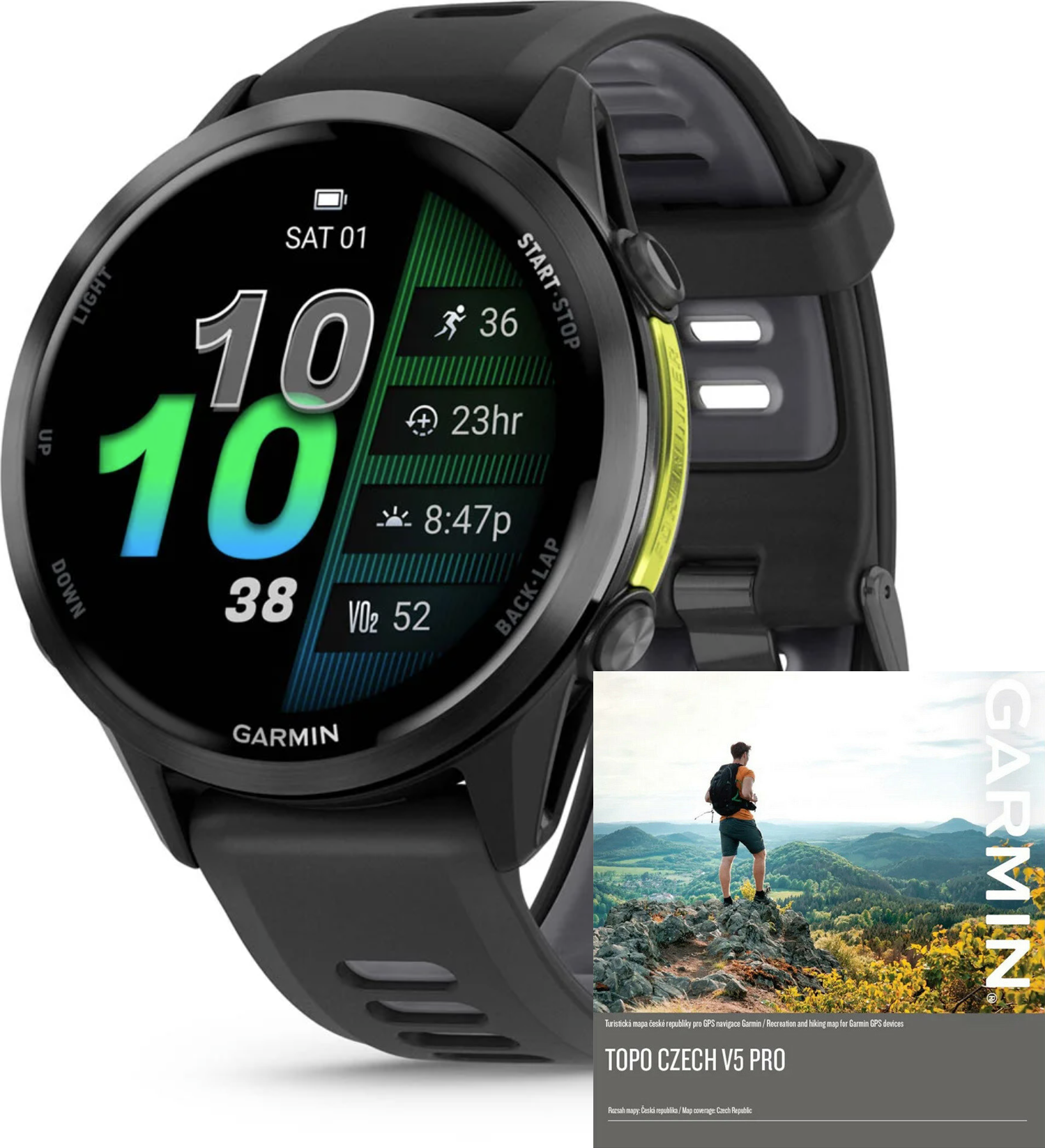 Garmin Forerunner 970 Carbon Gray Carbon Gray + dárek