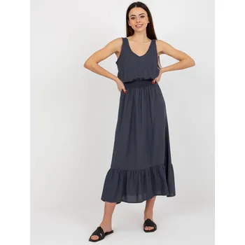 Dámské šaty Dress-D73761R30391A-navy blue Fresh Made šedá 3300901