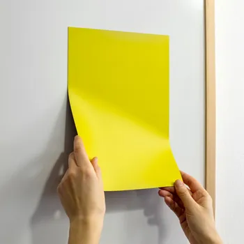 Dekorativní magnet Vyrobce Magnetická fólie A3 (420x297 mm) 1 mm - žlutá Počet kusů: 5 ks