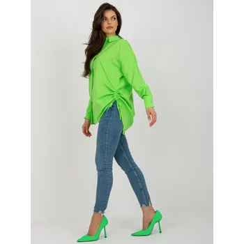 Dámská halenka Dámská oversize halenka ve světle zelené barvě Factory Price modrá 3298010