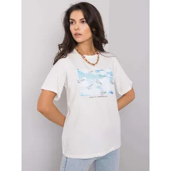 Dámské tričko T-shirt-PM-TS-SS21CA33.09-white PEPPER & MINT šedá 3291247