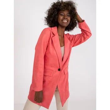 Dámské sako Blazer-DHJ-MA-15286.88-pink Italy Moda růžová 3294230