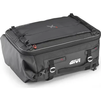 Zavazadlo na motocykl XL03 vodotěsná taška GIVI rozšiřovací, černá, objem 39-52 l., upínací popruhy