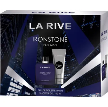 Masážní přístroj NoName SADA LA RIVE Ironstone Men EDT sprej 100ml + sprchový gel 100ml