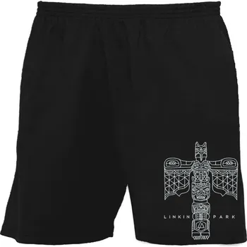 Pánské kraťasy bermudy, kraťasy Linkin Park - totem