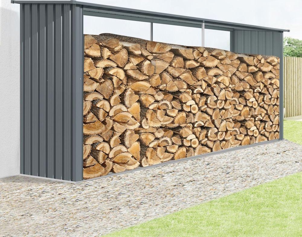 Přístřešek na dřevo Avenberg BALTIC JUMBO - Antracitová