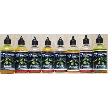 Návnadové aroma Raptor Baits Kouřový dip (smoke) 115ml Mléčná Jahoda