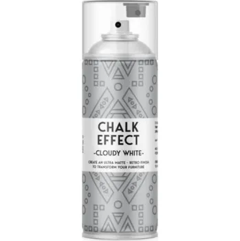Barva ve spreji Akrylový sprej s křídovým efektem, CLOUDY WHITE - SVĚTLE ŠEDÝ, 400 ml, 1 kus