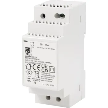spínaný zdroj TRU COMPONENTS DPH-24030 | Napájecí zdroj 24 V DC / 1,5 A / 36 W | na DIN lištu | TC-10580812