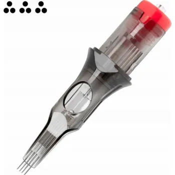 Tetovací jehla Activeshop Tetovací kazety El Cartel V2 - 0,35 3RLX 3 Long Taper 10 ks.