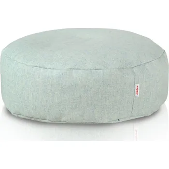 Taburet Vlněná podnožka šedomodrá