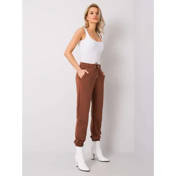 Sweatpants-RV-DR-6120.03P-dark brown RUE PARIS tmavě červená 3291545