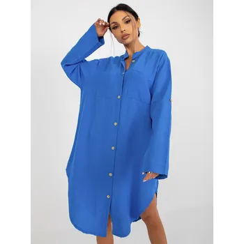 Dámské šaty Dress-TW-SK-BE-199D.85P-blue Och Bella modrá 3298078