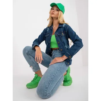 Dámská bunda Jacket-RO-KR-CKT-4006.16X-dark blue RUE PARIS modrá 3294979