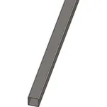 Magsy Nerezový jekl 100x100x3 mm, délka 0,5 m - 1.4301