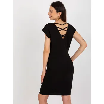 Dámské oblečení Dress-TW-SK-BL-LK283.68P-black Och Bella černá 3297291