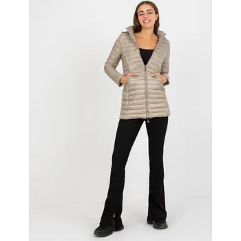 Dámská casual bunda Jacket-NM-KR-P22-6206-62.70P-dark beige MINORITY hnědá 3297065