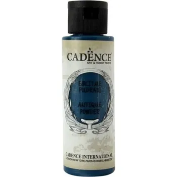 Speciální výtvarná barva Patinovací barva Cadence Antique Powder, 70 ml - ocean, tm. modrá