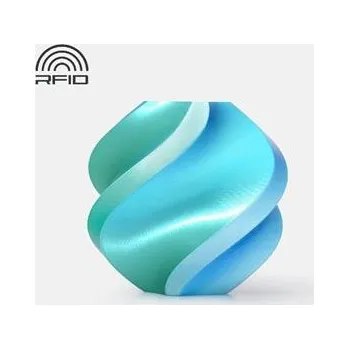 Filament Bambu Lab PLA Silk Multi-Color, Blue Hawaii (Blue-Green), s cívkou, 1,75mm, 1kg (z modré do zelené)