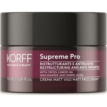 Pleťový krém KORFF SUPREME PRO HYDRATAČNÍ PLEŤOVÝ KRÉM S&nbsp;MATUJÍCÍM EFEKTEM, 50 ml