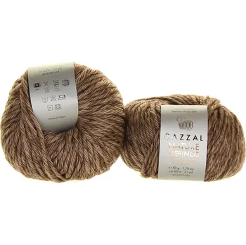 Příze Gazzal Nature & Merinos 8312 mocca
