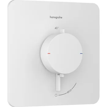 Vodovodní baterie Hansgrohe Ecostat Comfort Q sprchová baterie pod omítku s termostatem bílá 33712700