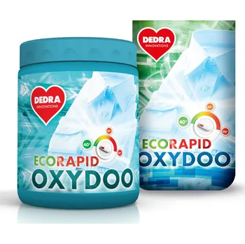 Odstraňovač skvrn SADA 1+1 | OXYDOO | Univerzální bělidlo & odstraňovač skvrn | ECORAPID 1 kg + 700g + DÓZA ZDARMA Dedra