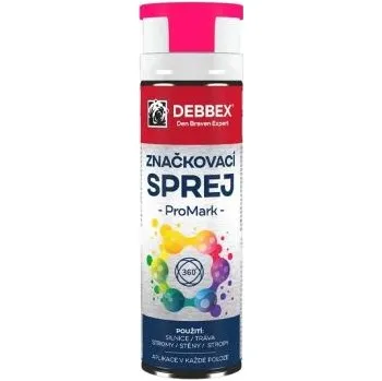 stavební silikon DEBBEX Značkovací sprej PROMARK 500ml/Růžová