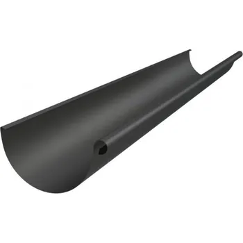okap KJG žlab 330mm délka 6m FeZn RAL 9005 ČERNÁ