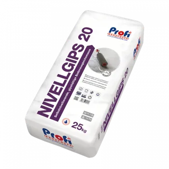 Průmyslové lepidlo PROFI BAU NIVELLGIPS 20 Nivelační hmota 25kg