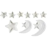 Sada 9 nádobí na servírování Starry Night bílá