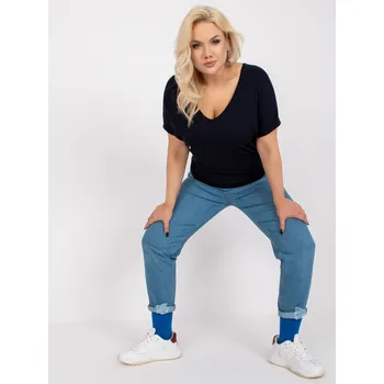 Dámská halenka Blouse-RV-BZ-7832.57-navy blue RELEVANCE černá 3294744