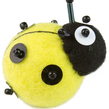 Dekorativní magnet Vyrobce Magnet na lednici plstěný - beruška žlutá