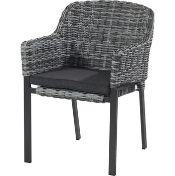 Cairo ratanové křeslo Hartman s potahem Barva: diamont grey oval