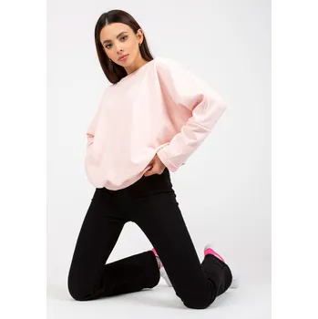 Dámská mikina Sweatshirt-RV-BL-8080.56-light pink RUE PARIS růžová 3296517