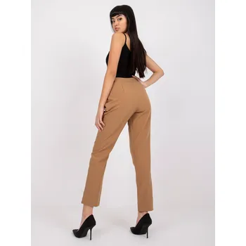 Dámské kalhoty Pants-DHJ-SP-5071.95-camel Italy Moda hnědá 3294030