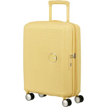 American Tourister SOUNDBOX SPINNER 55 EXP Pastel Yellow