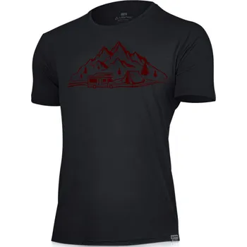 ALBI pánské merino triko - Černá 9090 / XL / Černá