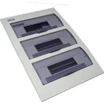 Rozvodnice 36-modulů pod omítku IP30 bílá,průhledná dvířka STI611-36 stilo