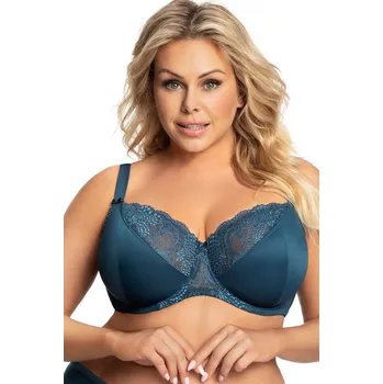 Podprsenka Měkká dámská podprsenka K686 BIG RITA námořní 65K