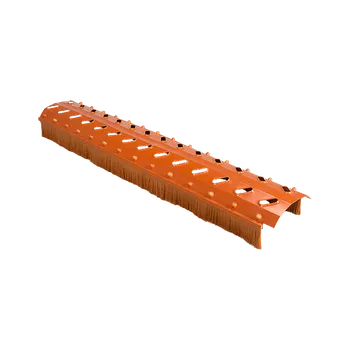 Stavebniny Den Braven Větrací hřebenový pás AIR FLEX S 75 mm × 1030 mm 1030 mm černá