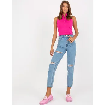 Dámské kalhoty Trousers jeans-EM-SP-RD1266.83-blue Factory Price modrá 3295691