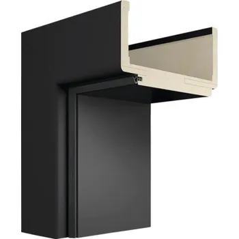 Zárubeň Obložková zárubeň Prestige laminát 60L šířka 140 mm antracit