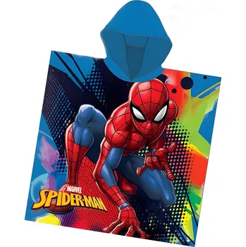 Dětské pončo Marvel 55x110 cm - Spiderman/Super hrdina