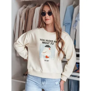 Dámská mikina Dámská oversize mikina s potiskem GOOSHY DStreet šedá 3280895