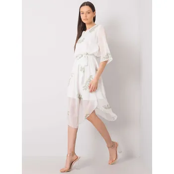 Dámské šaty Dress-LK-SK-508085.77P-white LAKERTA bílá 3292332