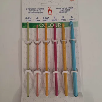 Jehlice Sada háčků hliníkových 6ks