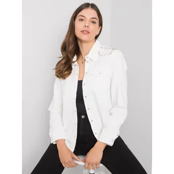 Dámská košile Bílá džínová košile s druky Factory Price černá 3292225
