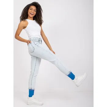 Dámské džíny Jeans trousers-MR-SP-251-1.95-light blue MOONART šedá 3294849