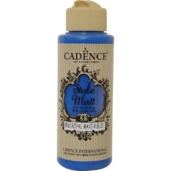 Výtvarná barva Matná akrylová barva Cadence Style Matt 120ml - royal blue královská modrá -